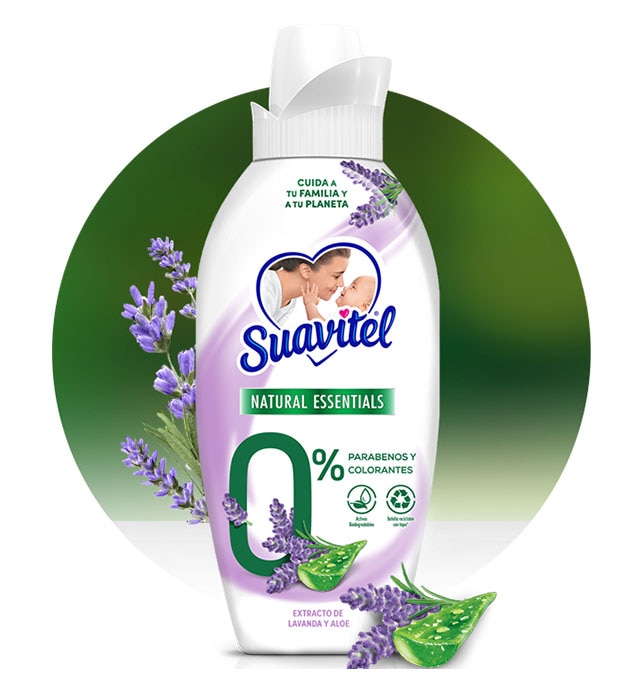 Suavitel - Natural Essentials - Lavanda y aloe | 750ml. 